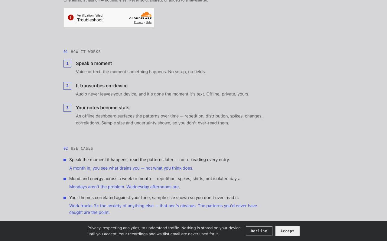 Backsight screenshot 2