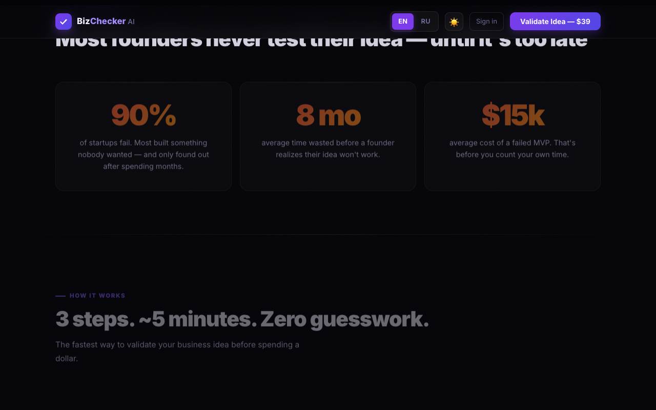 BizChecker AI screenshot 2