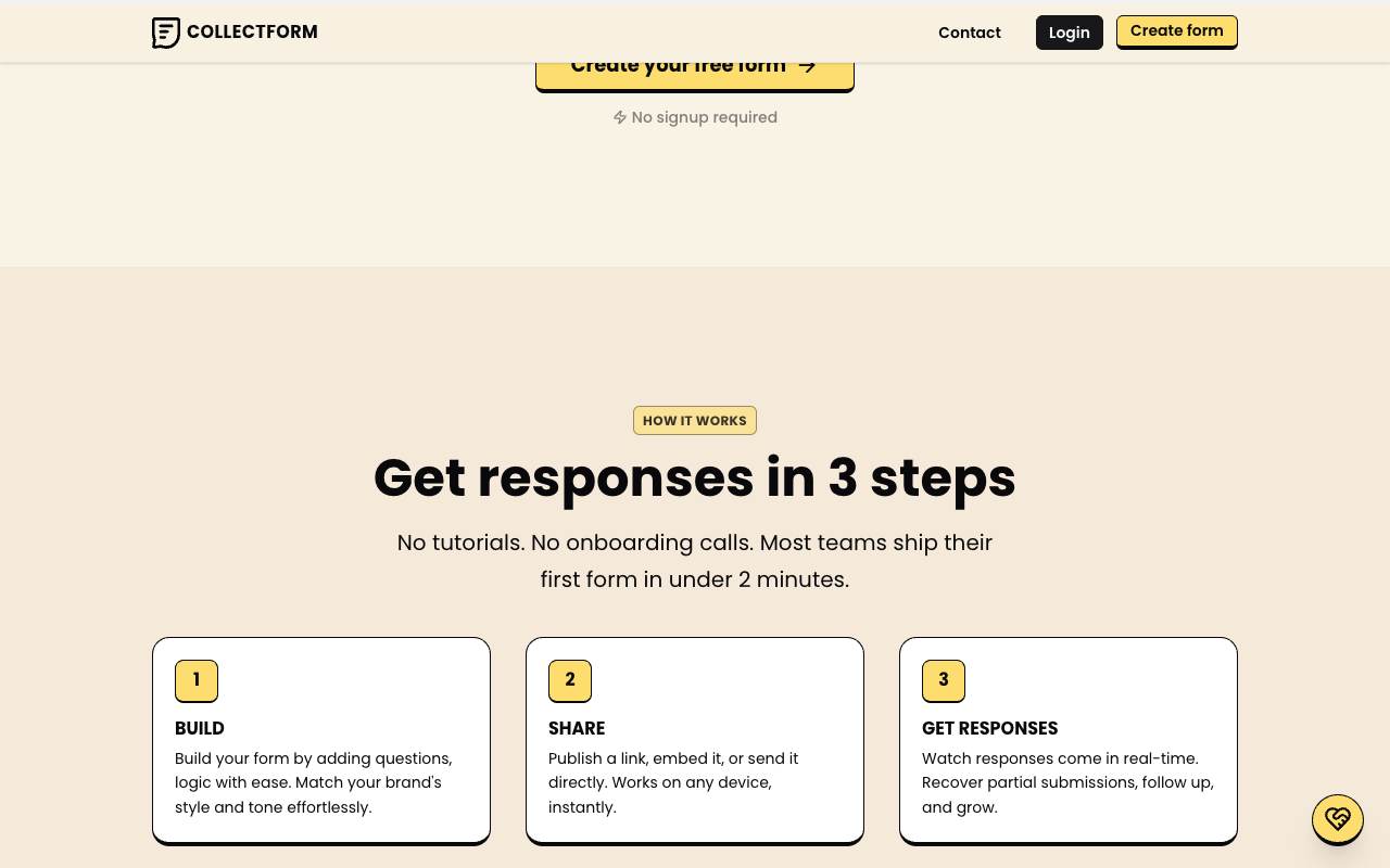 Collectform screenshot 3