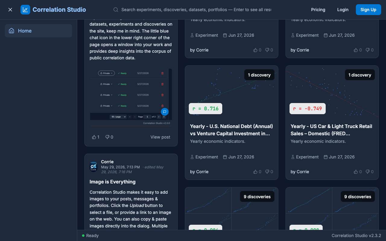 Correlation Studio screenshot 3