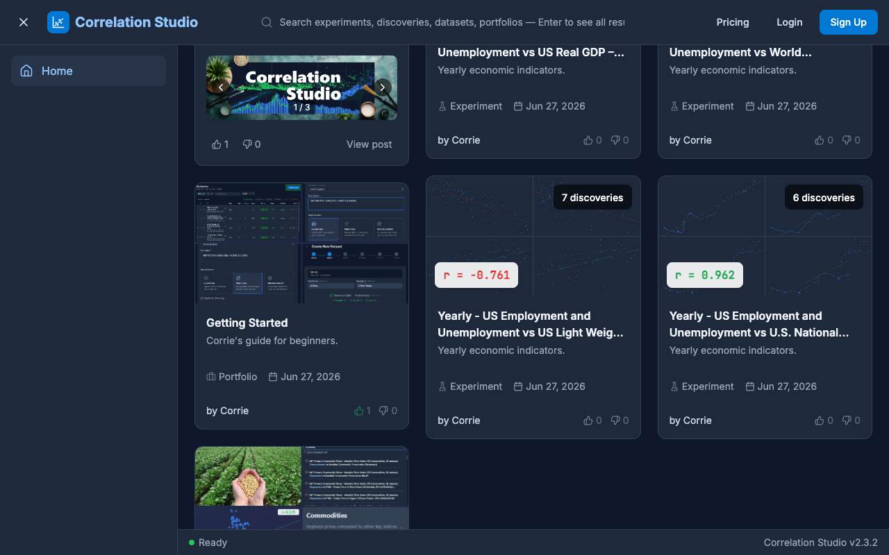 Correlation Studio screenshot 4