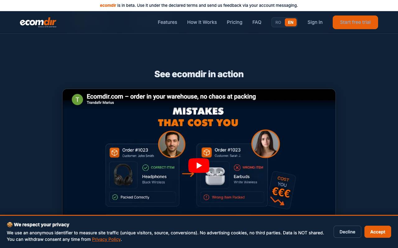 ecomdir screenshot 2