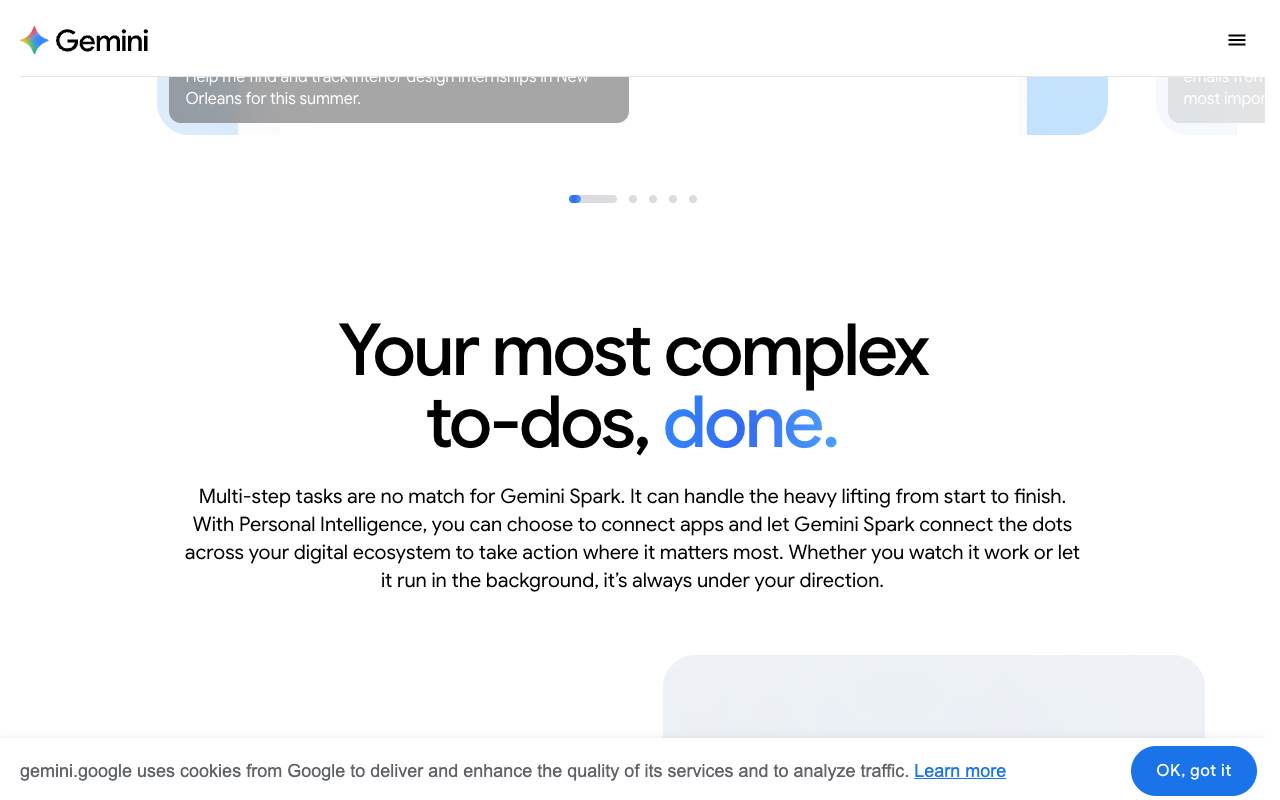 Gemini Spark screenshot 3