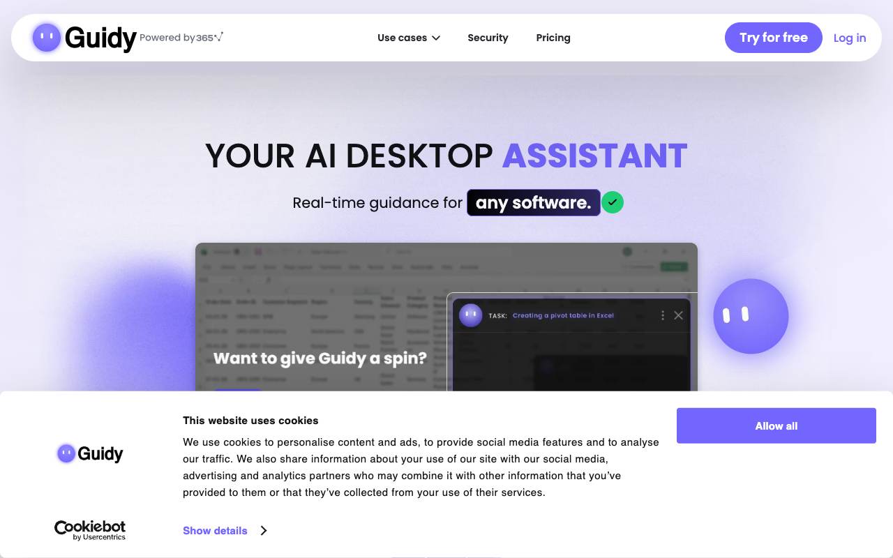 Guidy screenshot 1