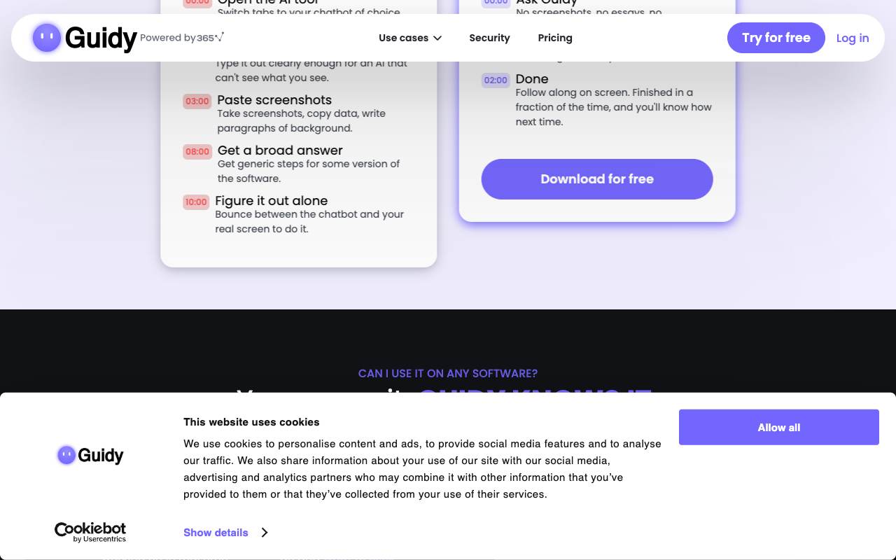 Guidy screenshot 4