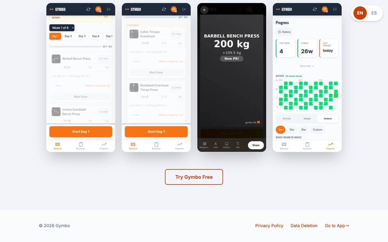 Gymbo screenshot 3