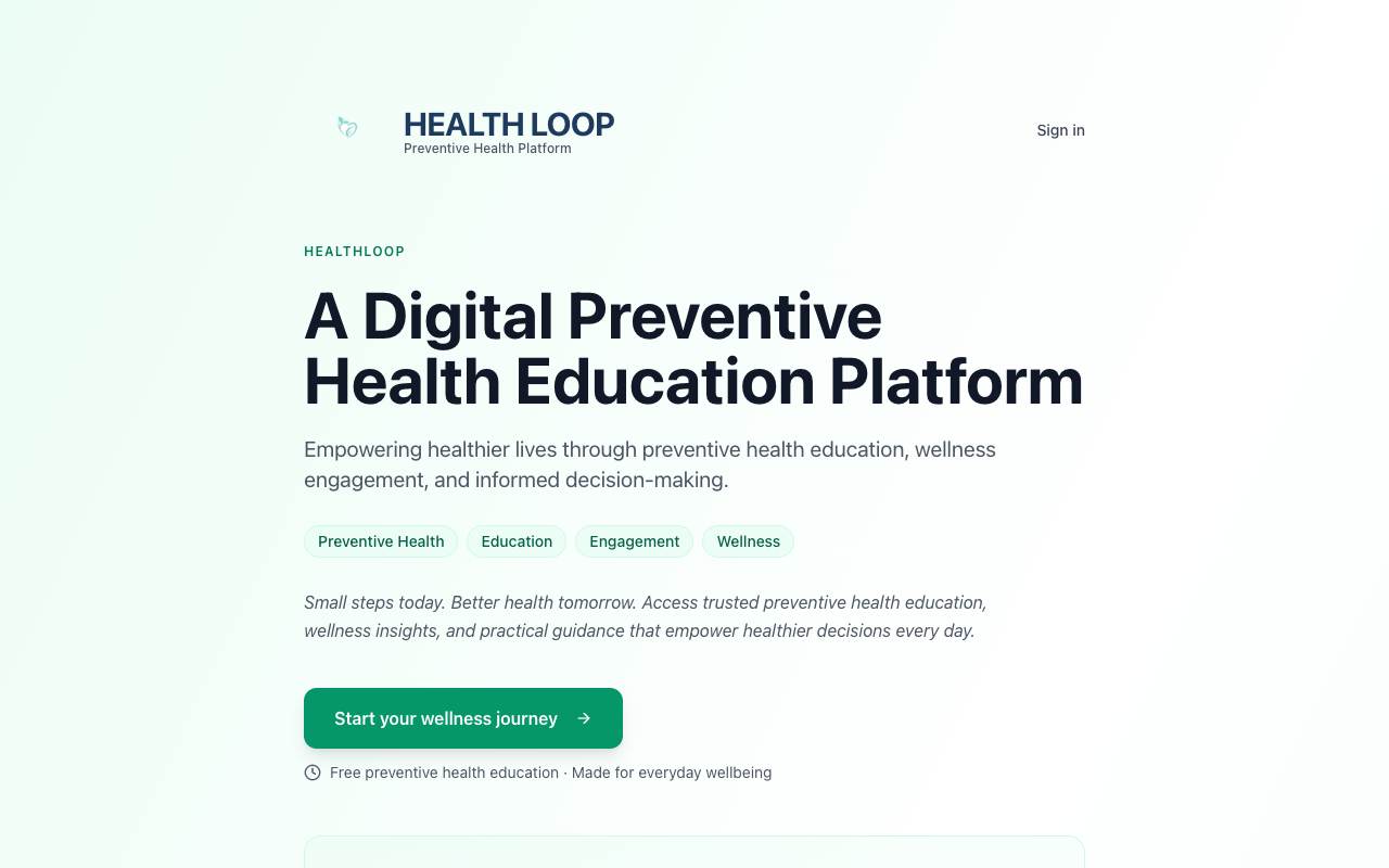 HealthLoop screenshot 3