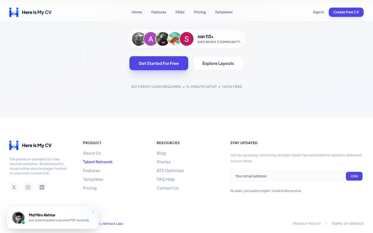Here Is My CV screenshot 8