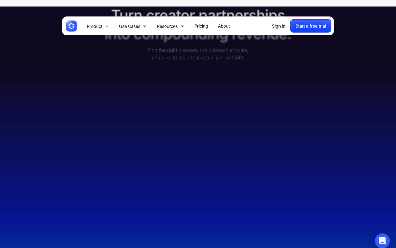 Hubfluence screenshot 2