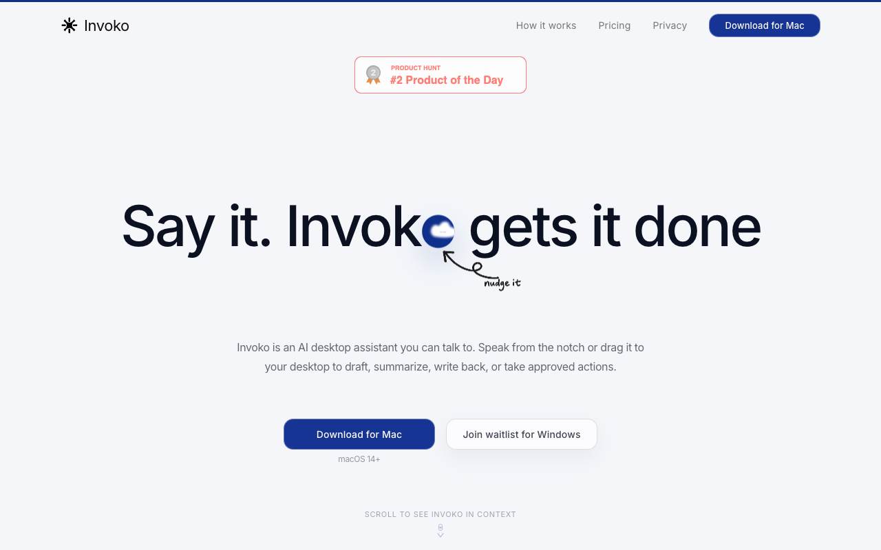 Invoko screenshot 1