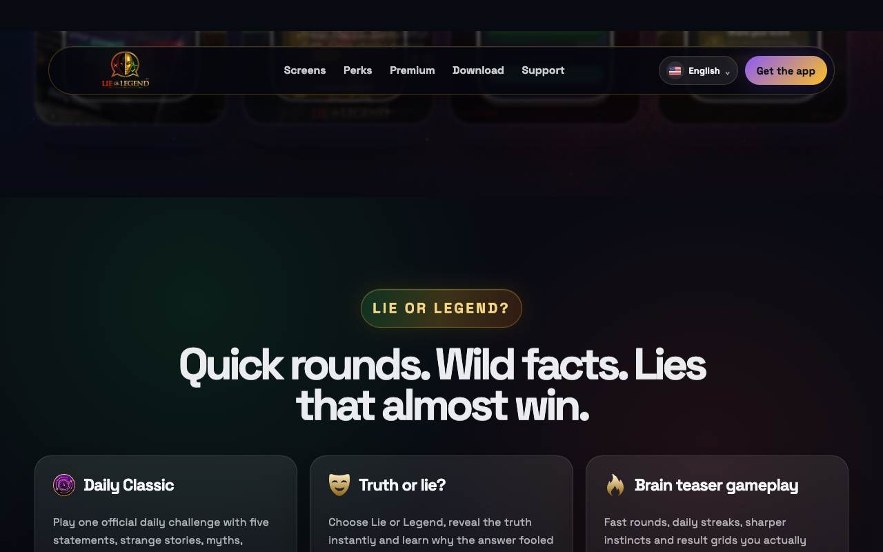 Lie or Legend screenshot 4