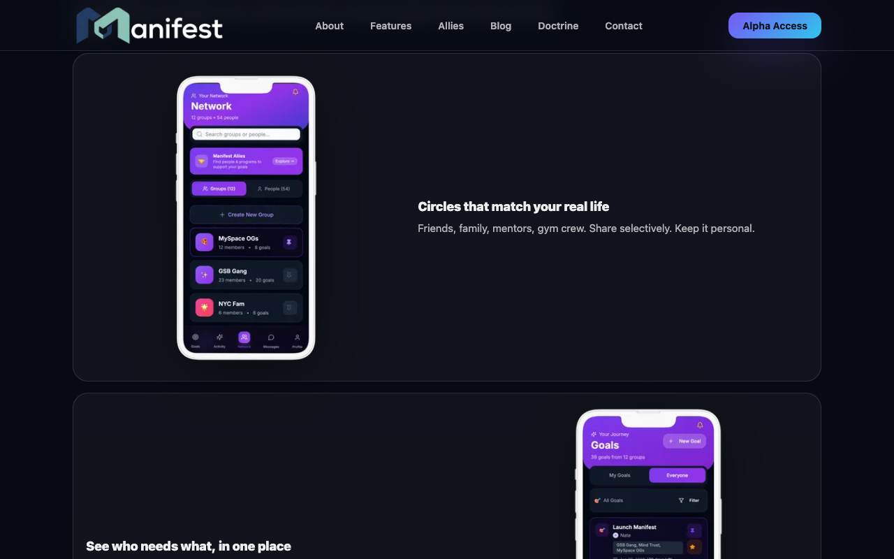 Manifest screenshot 3