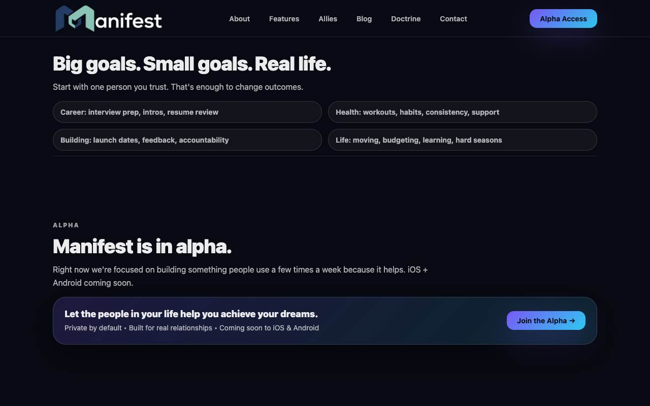 Manifest screenshot 7