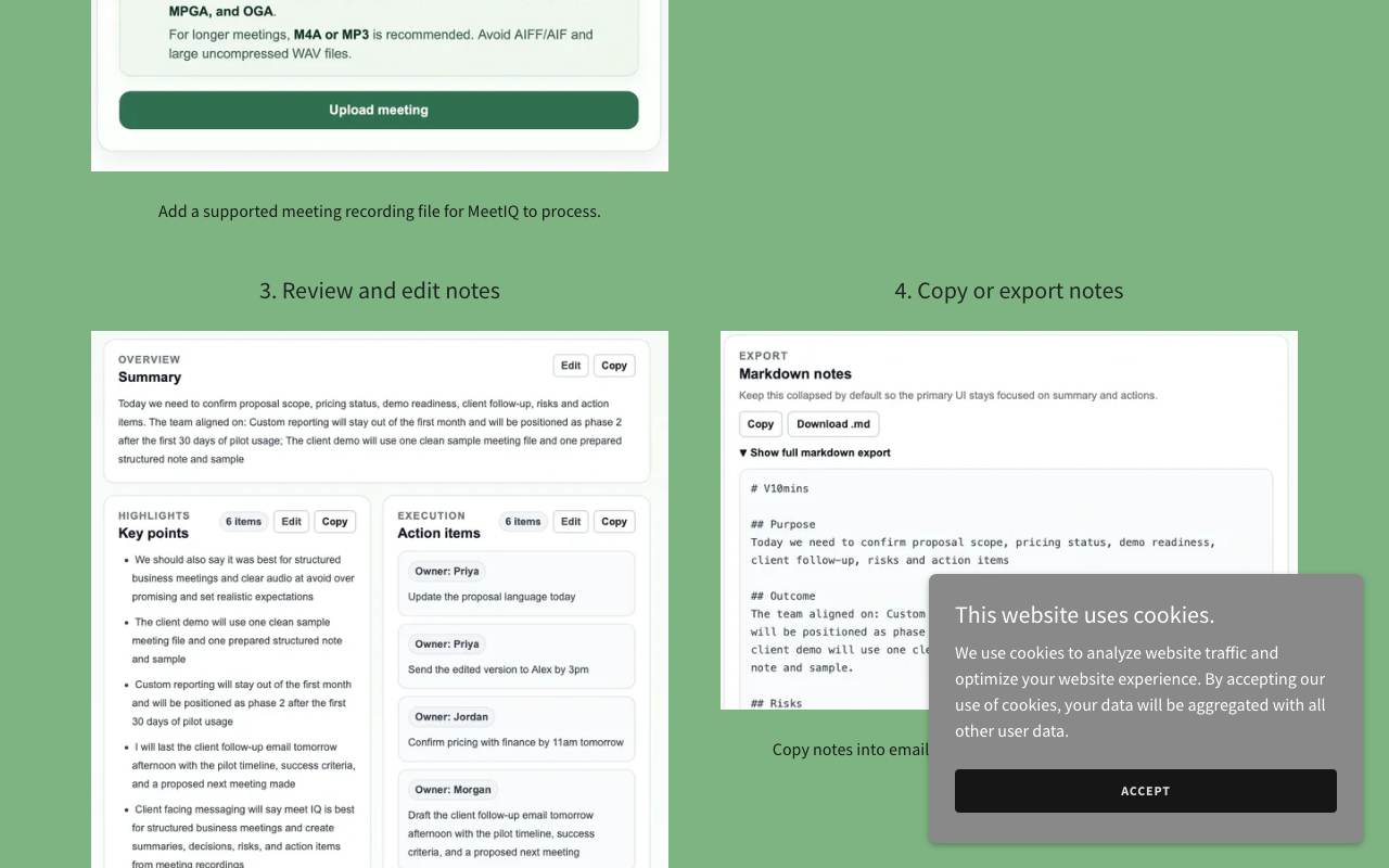 MeetIQ by Acjen AI screenshot 3