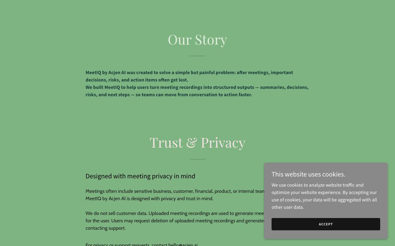 MeetIQ by Acjen AI screenshot 4