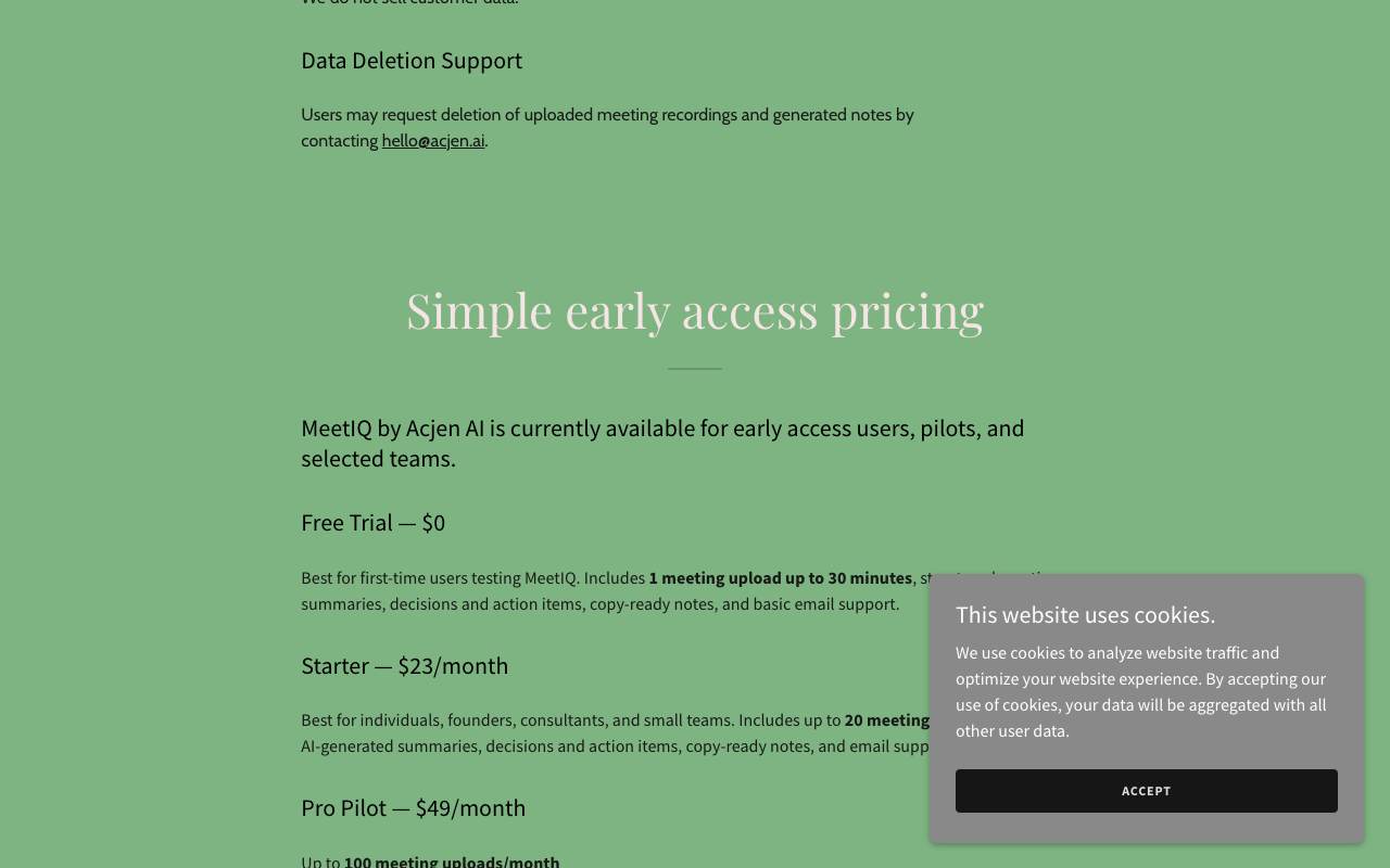 MeetIQ by Acjen AI screenshot 5