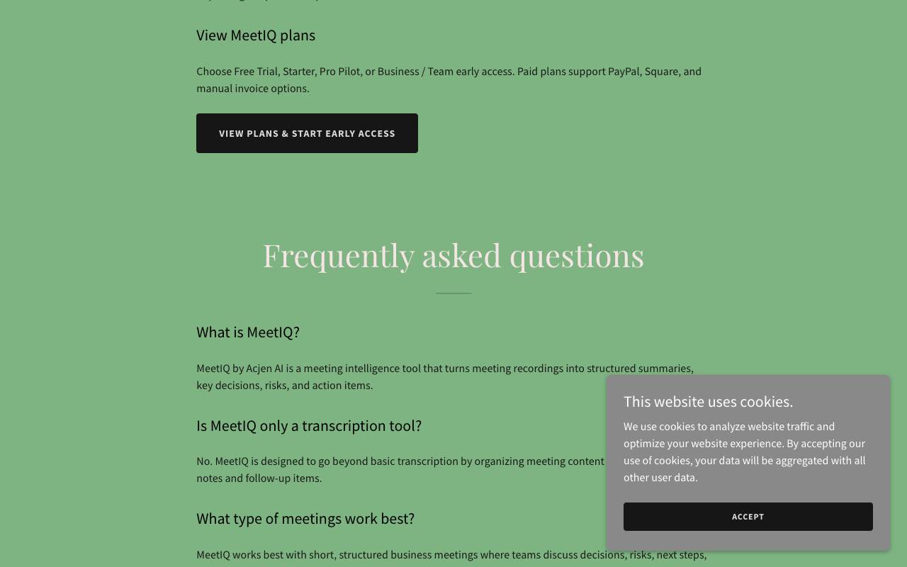 MeetIQ by Acjen AI screenshot 6