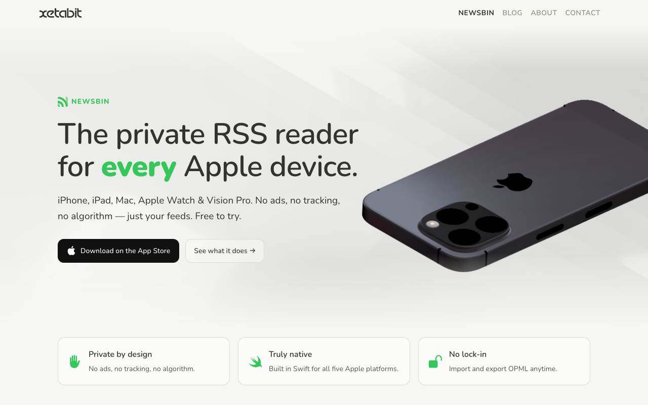 Newsbin screenshot 1