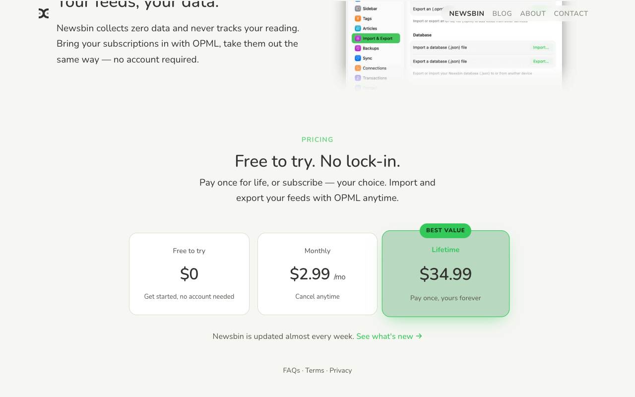 Newsbin screenshot 4