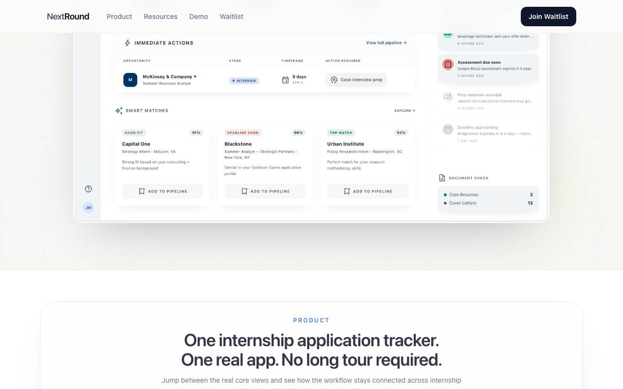 NextRound screenshot 2