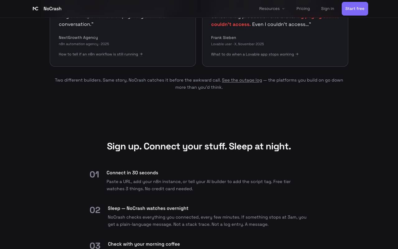 NoCrash screenshot 2