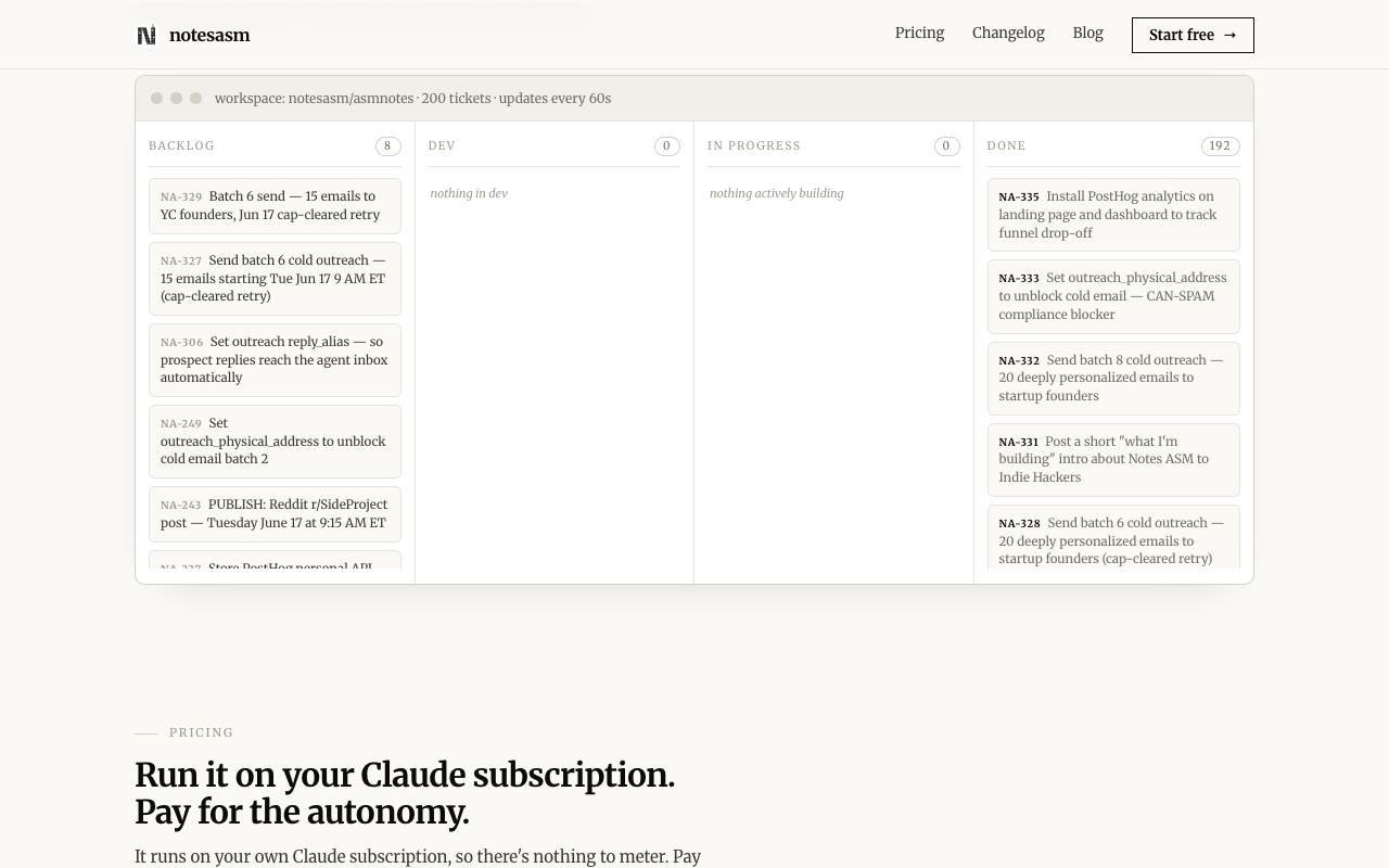 Notes ASM screenshot 6