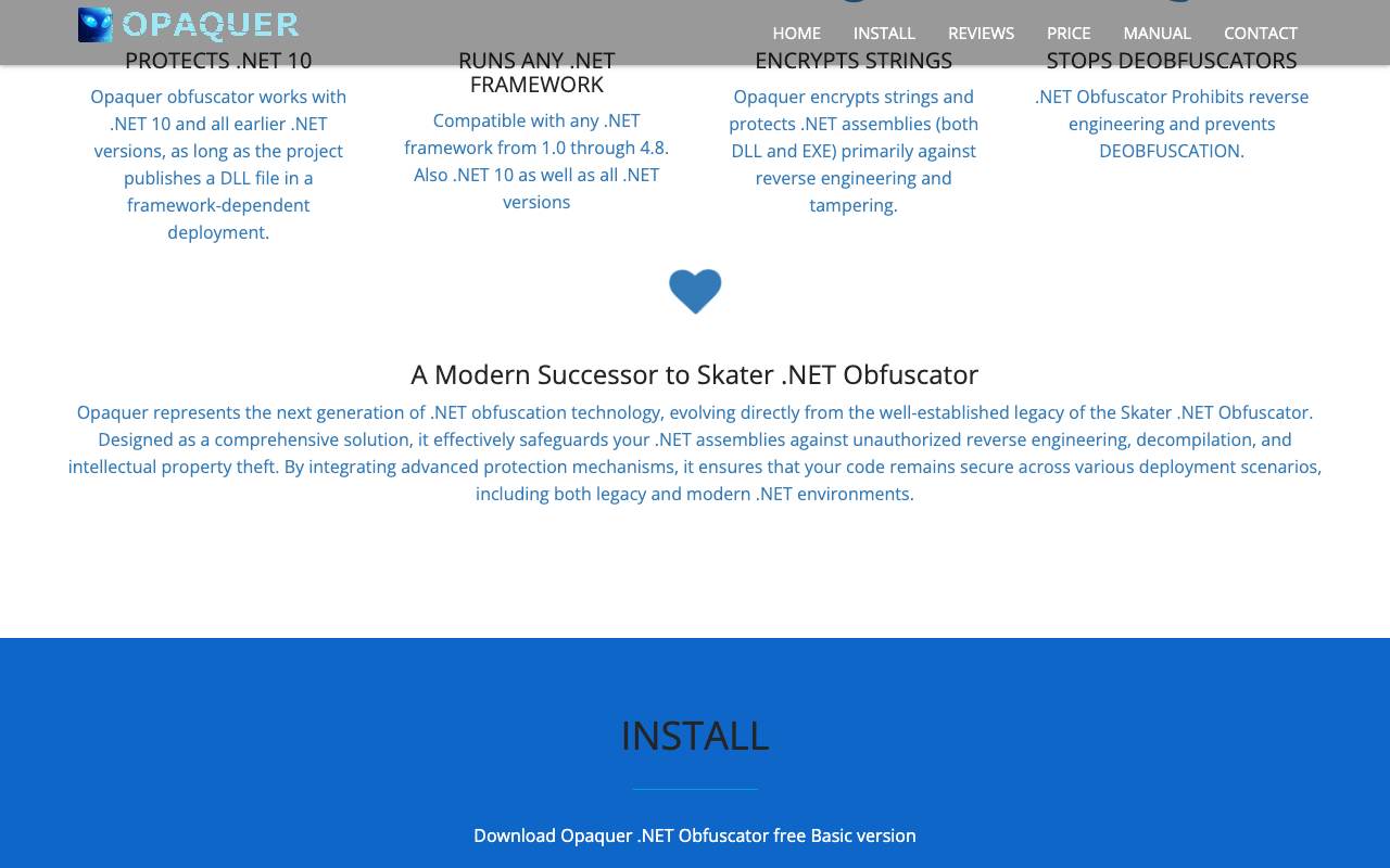 Opaquer .NET Obfuscator screenshot 3
