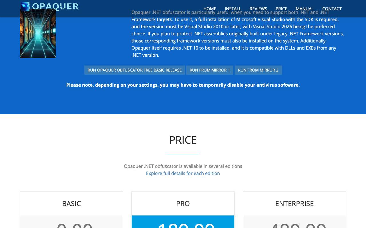 Opaquer .NET Obfuscator screenshot 4