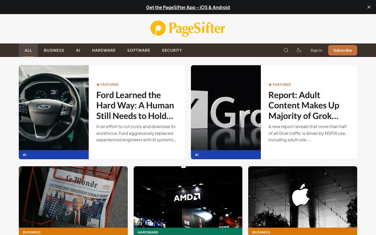 PageSifter screenshot 1