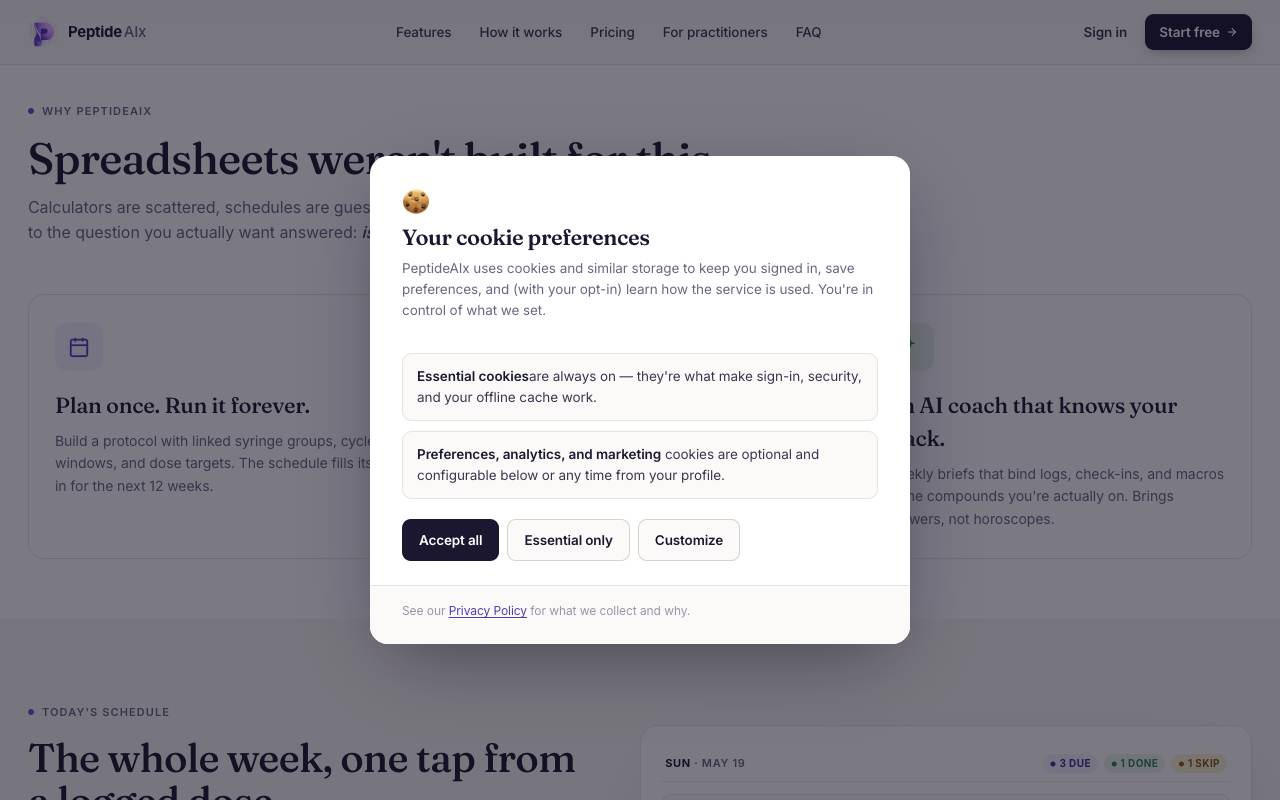 PeptideAIx screenshot 2