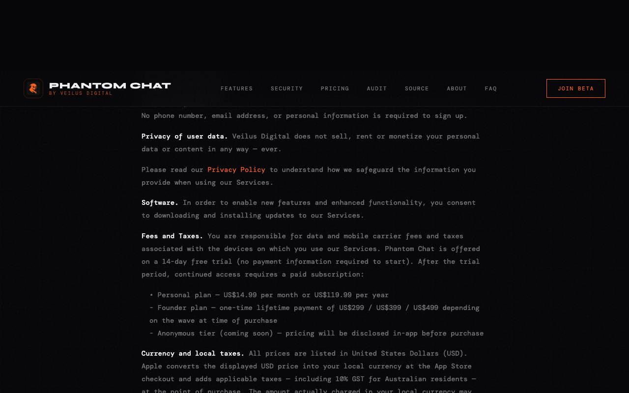 Phantom Chat screenshot 6