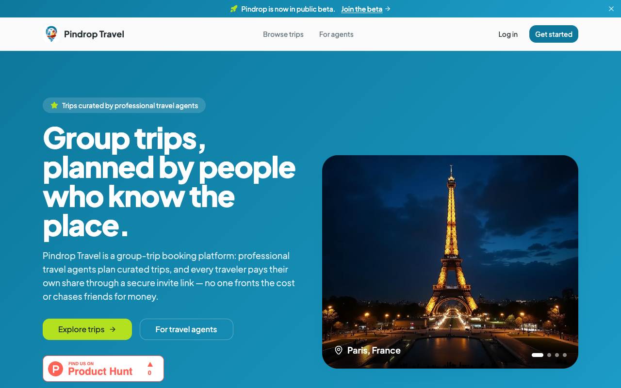 Pindrop Travel screenshot 1