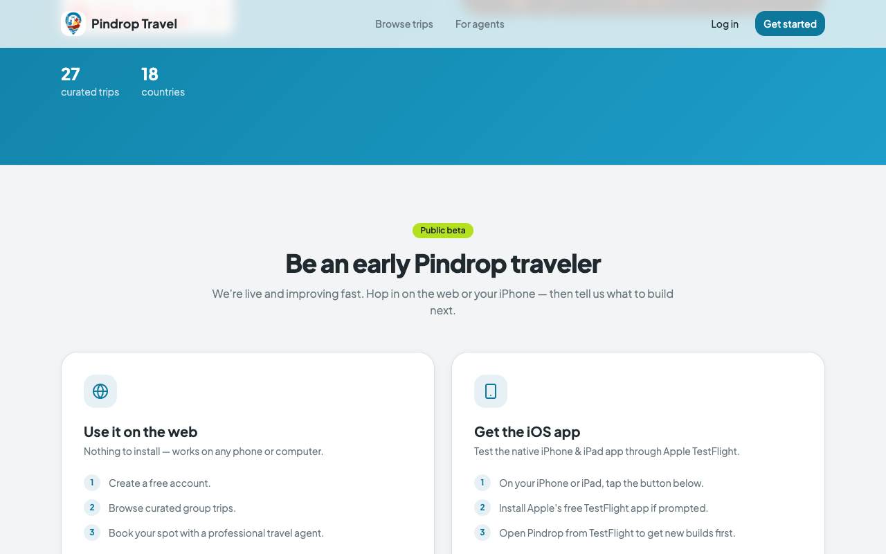 Pindrop Travel screenshot 2