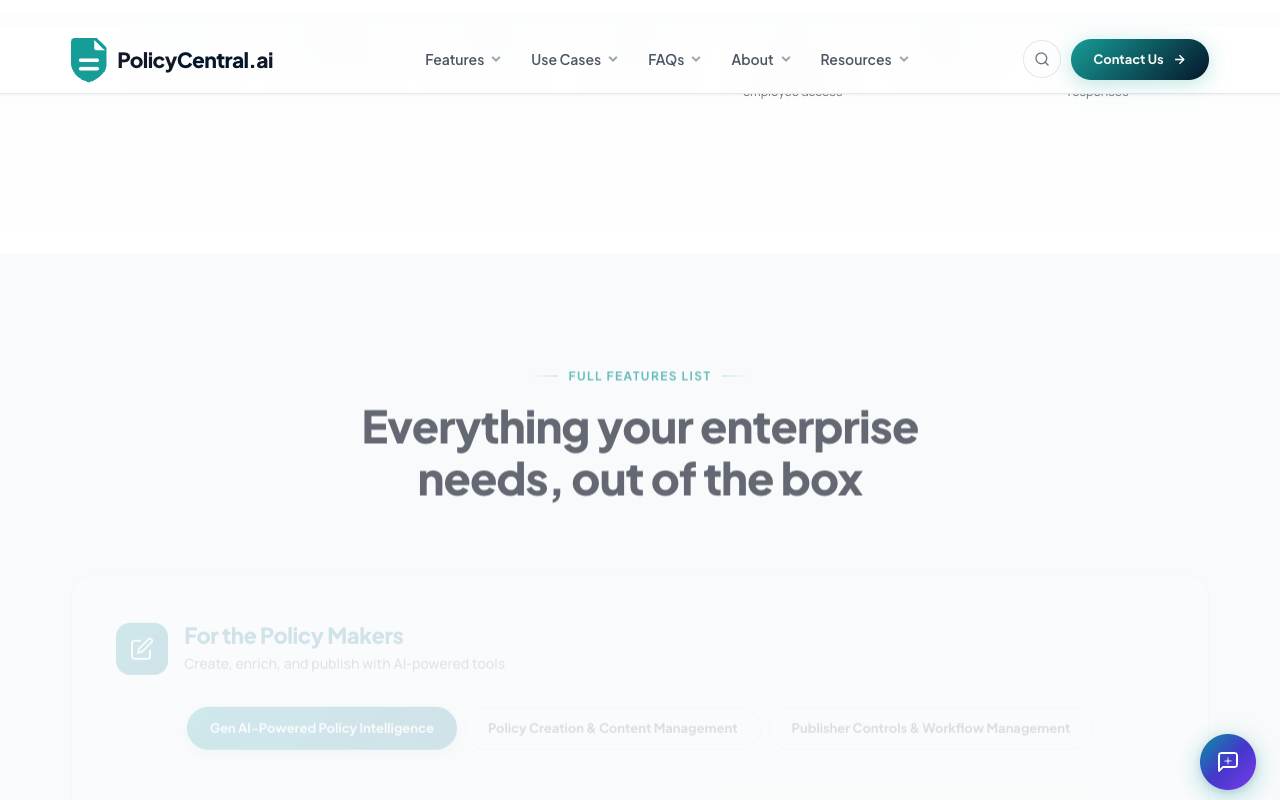 PolicyCentral.ai screenshot 2