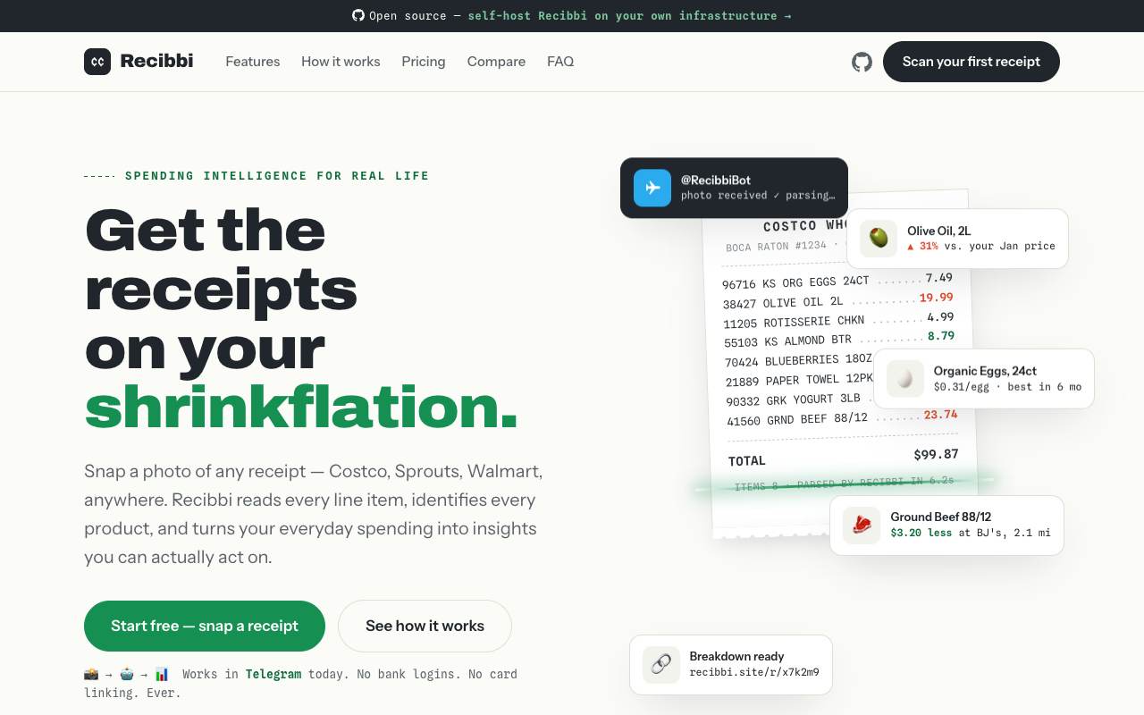 Recibbi screenshot 1