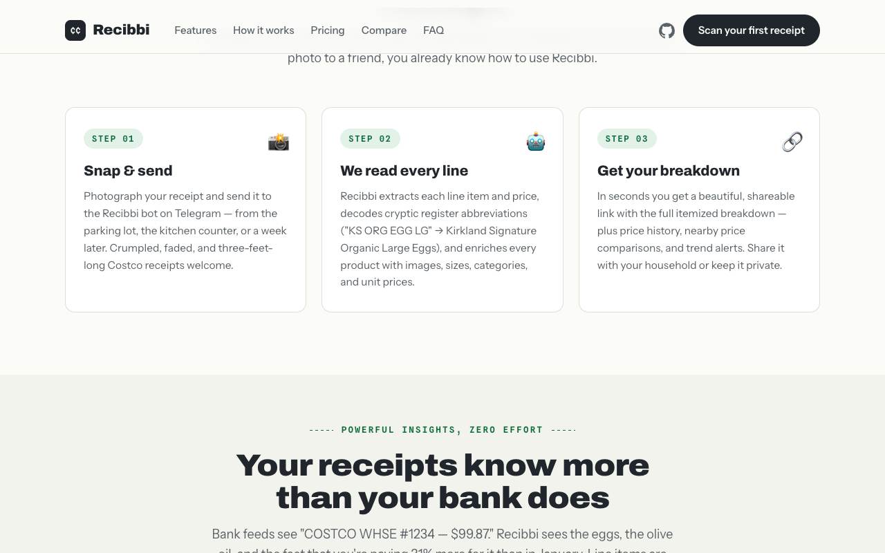 Recibbi screenshot 2