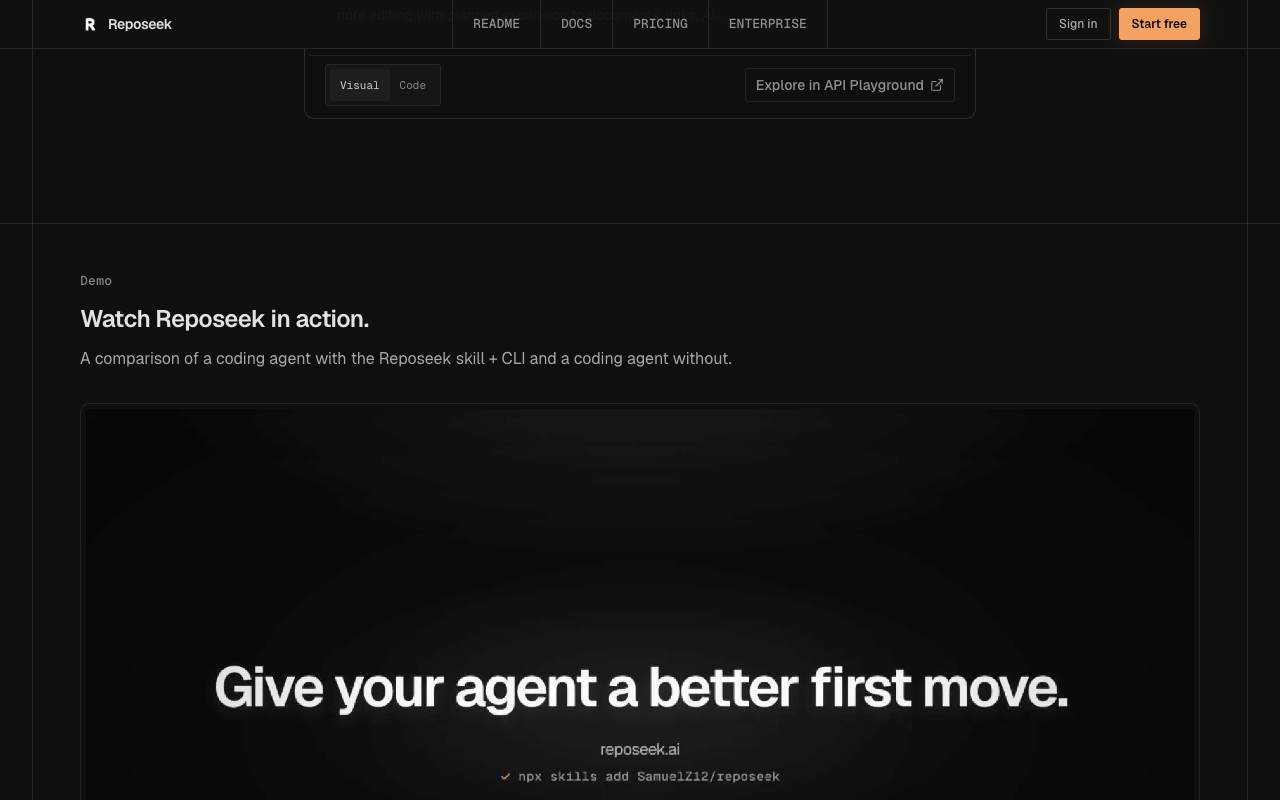Reposeek screenshot 2