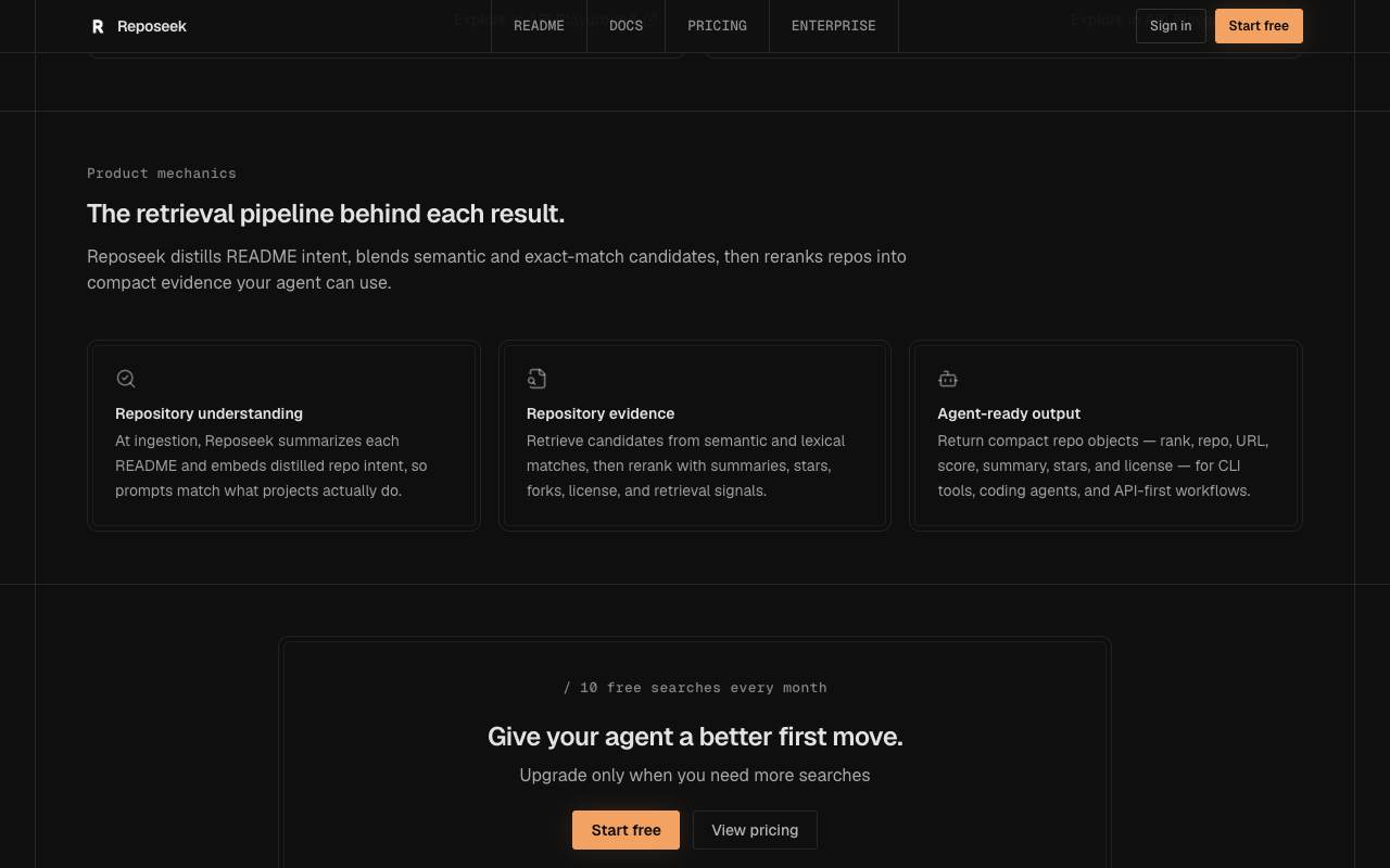 Reposeek screenshot 4