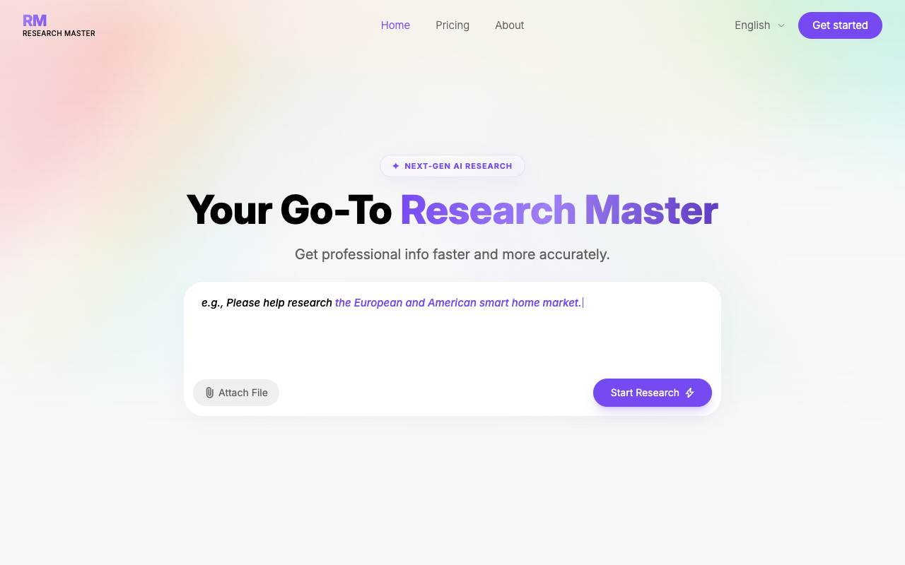Research Master AI screenshot 1