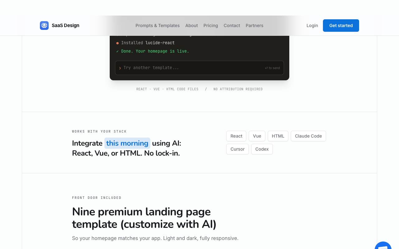 SaaS Design screenshot 2