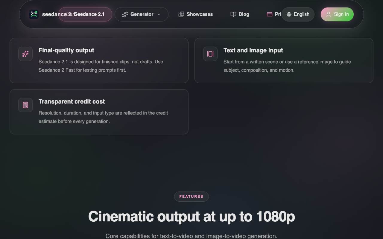 Seedance 2.1 screenshot 4