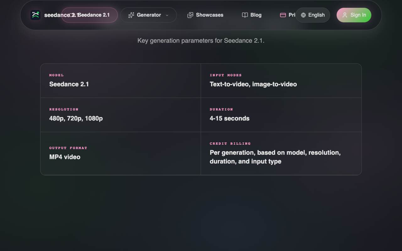 Seedance 2.1 screenshot 5