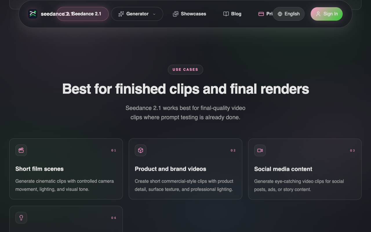 Seedance 2.1 screenshot 6