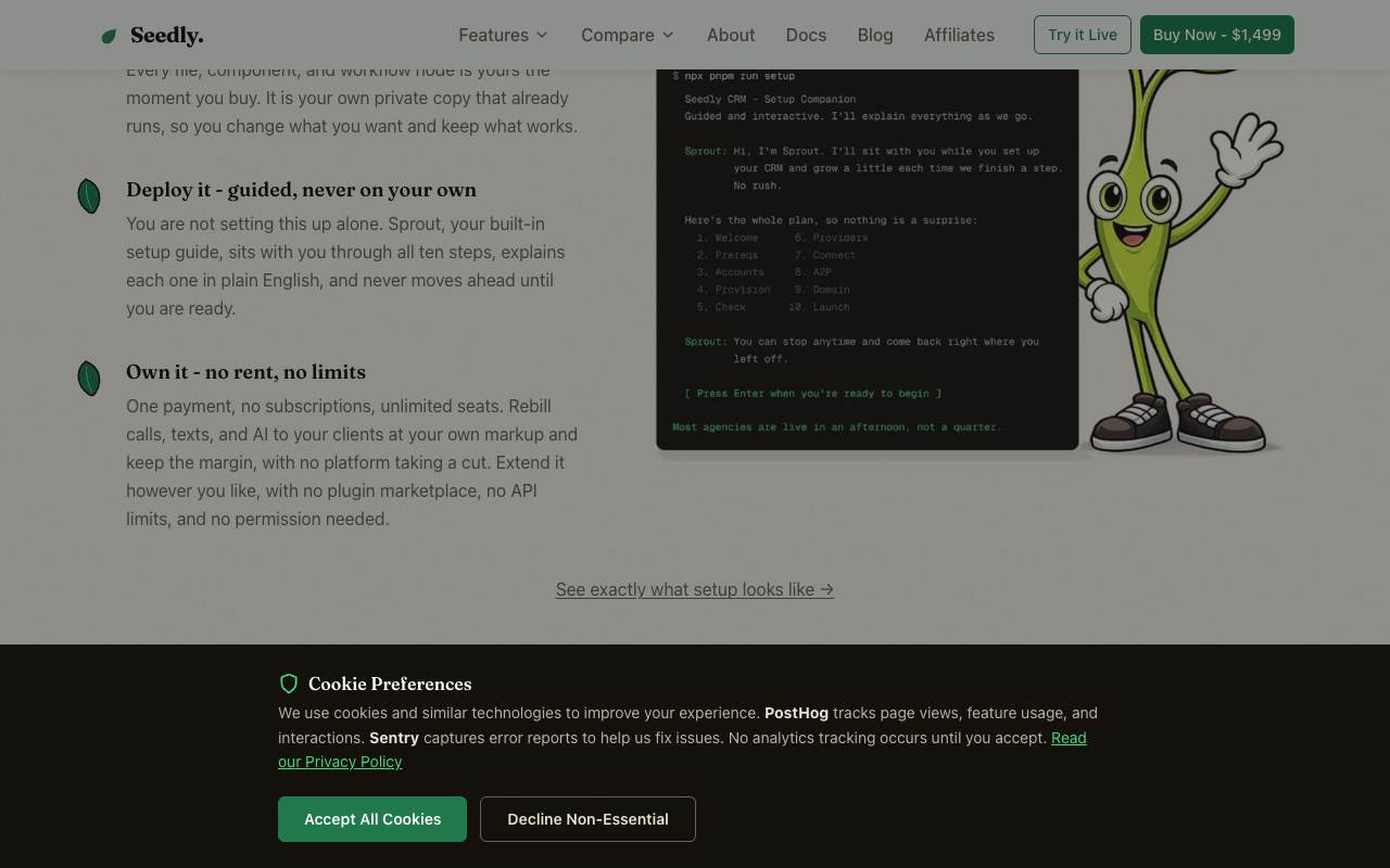 Seedly CRM screenshot 3