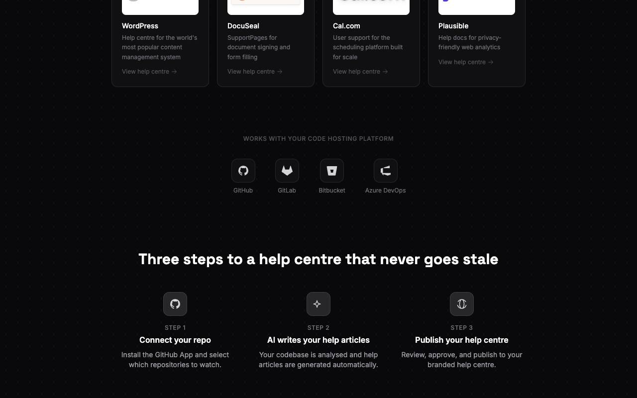 SupportPages screenshot 2