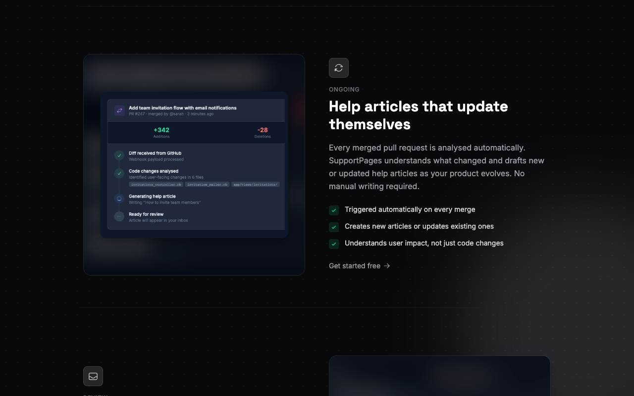 SupportPages screenshot 3