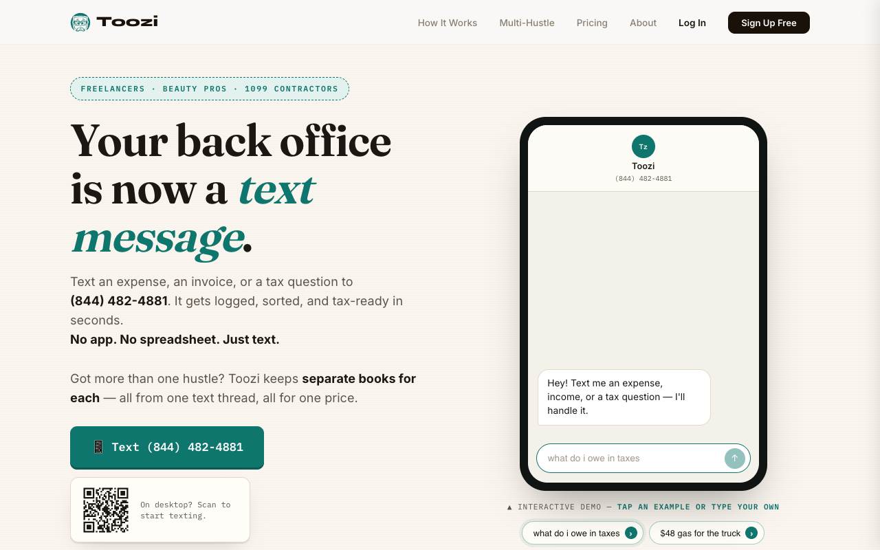 Toozi screenshot 1