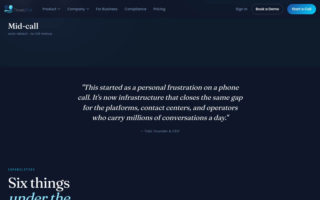 TransVoix screenshot 2