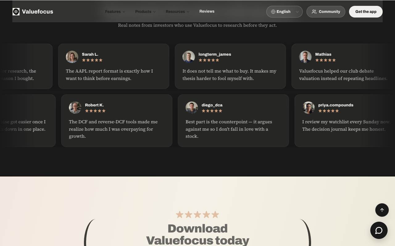 Valuefocus screenshot 7
