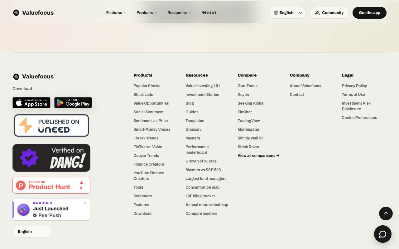 Valuefocus screenshot 8